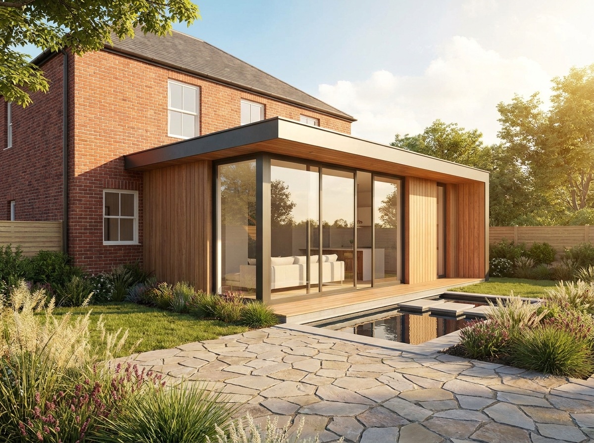 3D render of the addition